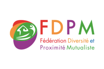 Logo de la FDPM (Fédération Diversité et Proximité Mutualiste)